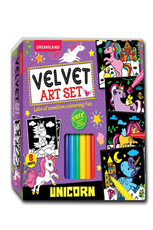 Velvet Art Set With
