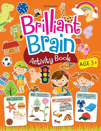 Brilliant Brain Activity Book for Kids Age 3