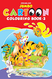 Jumbo Cartoon Colouring Book 3