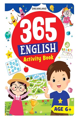365 English Activity Book for Kids Age 6-8 years- With Interactive Activities, Essential vocabulary and grammar topics