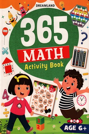 365 Maths Activity Book for Kids Age 6-8 years With Interactive Activities and Math Exercises for Children