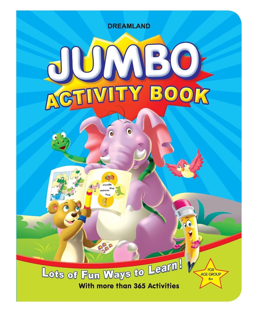 Jumbo Activity Book for Children Age 6-8 years