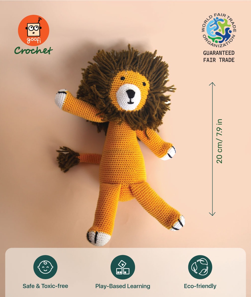 Crochet Toy – Character-Lion