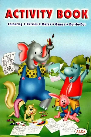 Activity Book - Colouring, Puzzles, Mazes, Games, Dot - To - Dot