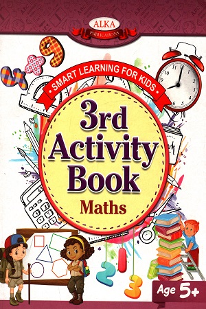 Smart Learning For Kids : 3rd Activity Book - Maths (Age 5+)