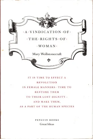 A Vindication of The Rights Of Woman