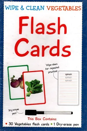 30 Vegetables Flash Cards