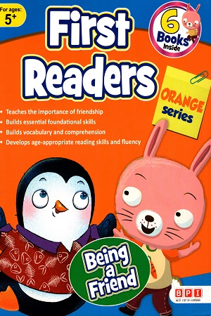 FIRST READERS : 6 BOOKS INSIDE -ORANGE SERIES