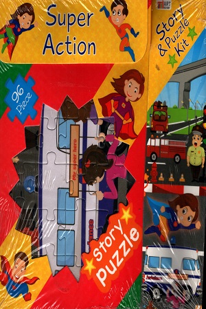 Super Action Puzzle & Activity Kid