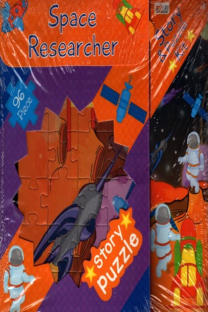 Space Researcher Puzzle & Activity Kid