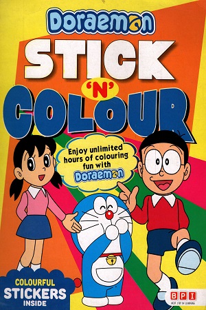Doraemon Stick N Colour - Yellow Cover