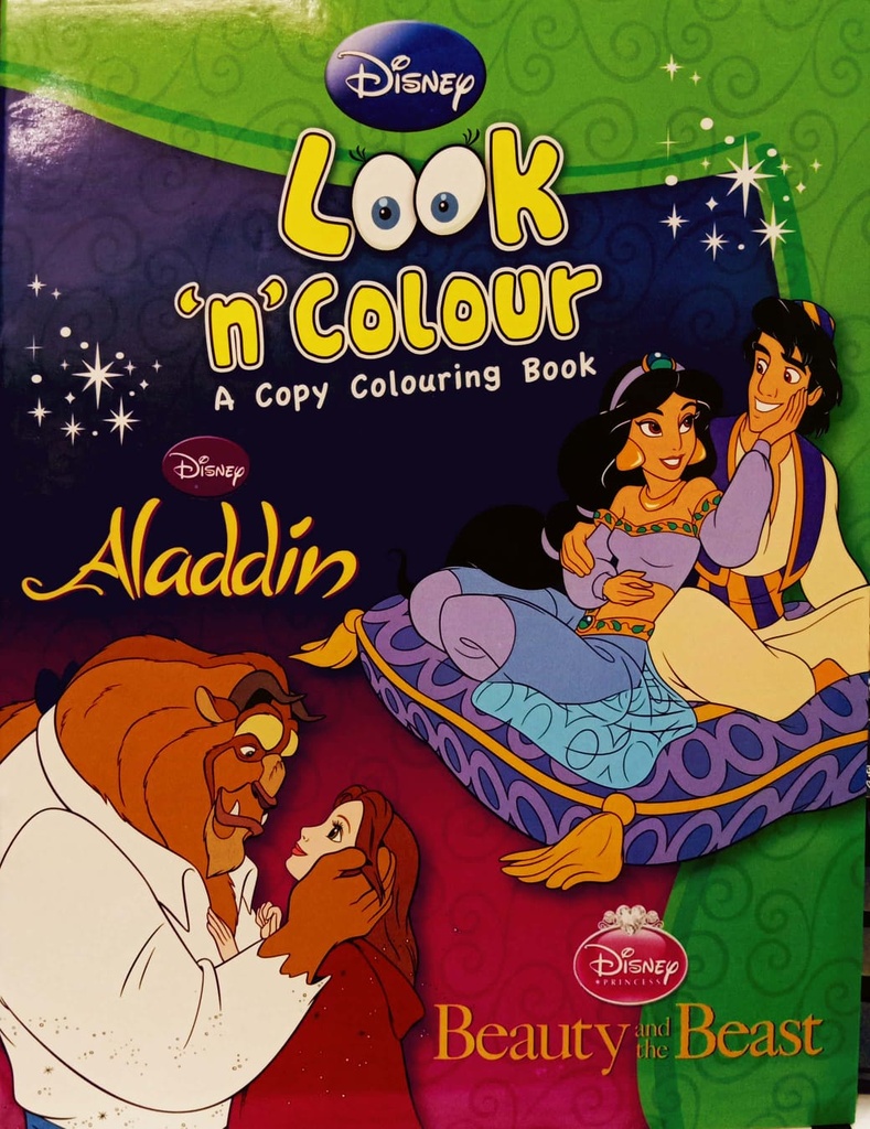 Disney Aladdin A Copy Colouring Book