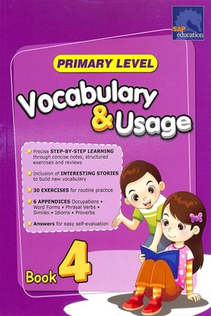 SAP Vocabulary & Usage Workbook Primary Book 4