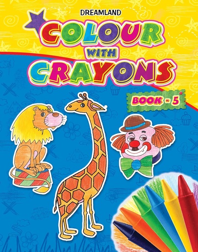 [9781730175497] Colour with Crayons book - 5
