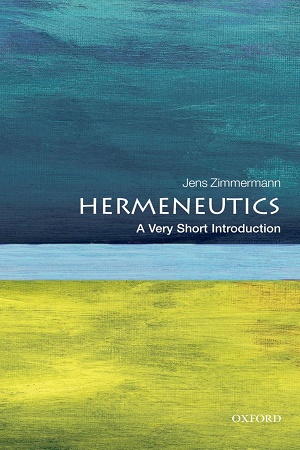 [9780199685356] Hermeneutics VSI