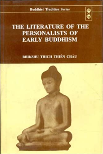[8120816226] The Literature of the Personalists of Early Buddhism