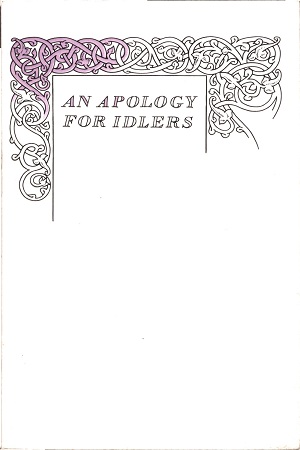 [9780141043968] An Apology For Idlers